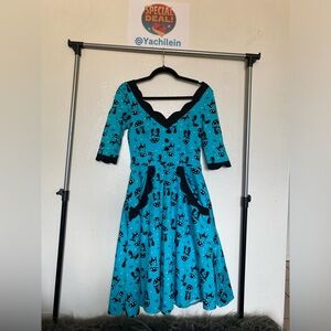 Blue voodoo vixen dress
